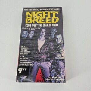 Nightbreed VHS 1990 Horror Dark Fantasy Monsters Slasher Collectible Sealed